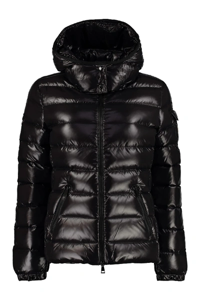Moncler Bady Hooded Quilted Down Jacket In Black
