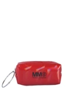 MM6 MAISON MARGIELA CLUTCH WITH LOGO AND RING,11031620