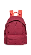 Eastpak Rs Padded Loop Backpack In Burgundy/orange