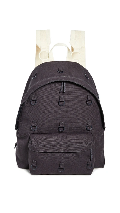 Eastpak Rs Padded Loop Backpack In Anthracite/yellow