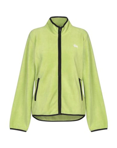 Stussy Sweatshirt In Light Green