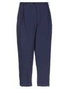 Patrizia Pepe Cropped Pants In Dark Blue