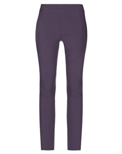 Avenue Montaigne 窄管裤 In Purple