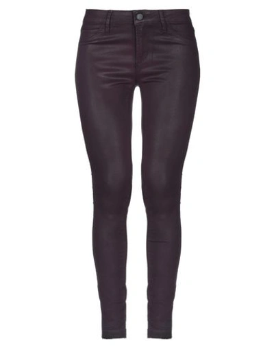 Articles Of Society Denim Pants In Deep Purple