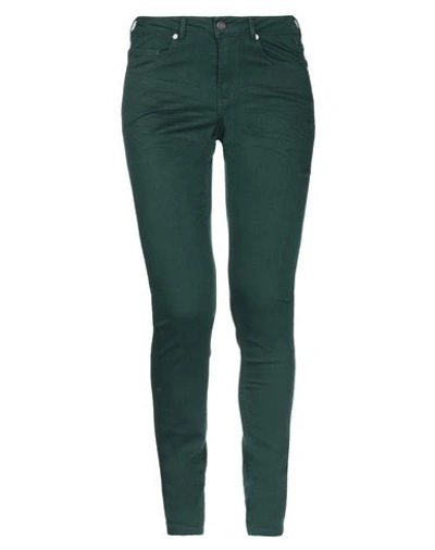 Maison Scotch Denim Pants In Dark Green