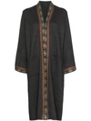 ETRO EMBROIDERED-TRIM LONG CARDIGAN