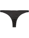 Fleur Du Mal Jersey Thong In Black