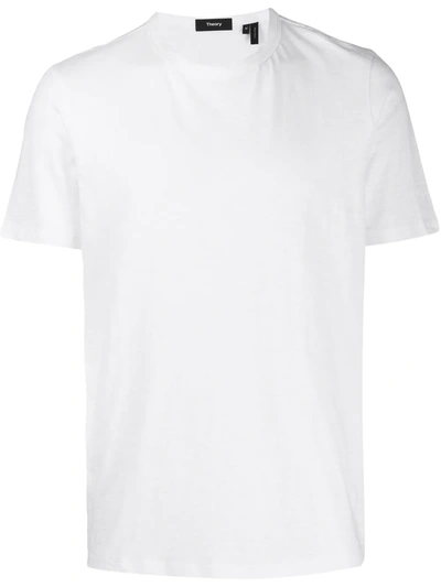 Theory Crew Neck T-shirt In White