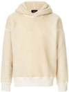 DSQUARED2 shearling hoodie