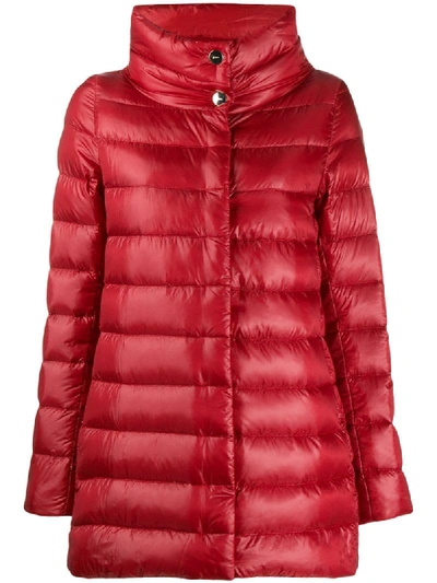 Herno Klassischer Parka In 6967 Red