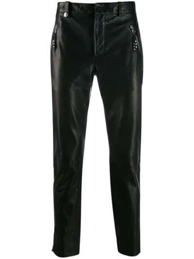 Alexander Mcqueen Multiple Zips Trousers - 黑色 In Black