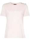 BALMAIN logo print T-shirt