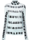 PROENZA SCHOULER Tie Dye Tneck-Velvet Jersey