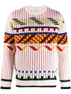 KENZO PULLOVER MIT FAIR-ISLE-MUSTER