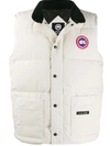 Canada Goose Padded Freestyle Gilet In White