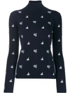 CHLOÉ ROSE EMBROIDERY JUMPER