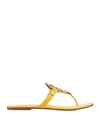 Tory Burch Miller Flip Flop In Goldenrod