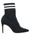 Schutz Sock Ankle Boots In Black