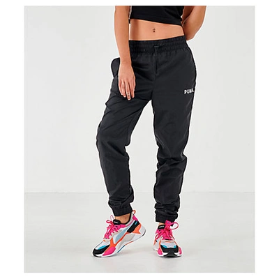 Puma Women's Chase Woven Jogger Pants In Black