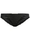 STELLA MCCARTNEY Camellia Daring Leopard & Polka Dot Strech-Silk Jacquard Bikini Briefs