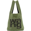 ALEXANDER WANG Green Mini Wangloc Bodega Tote