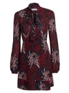 A.L.C Emery Floral Silk Dress