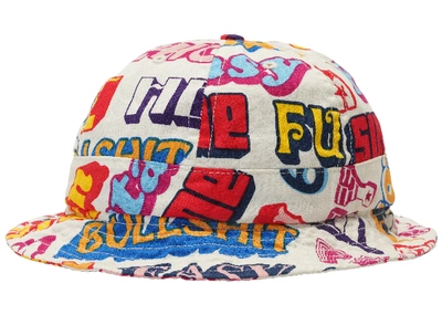 Pre-owned Supreme  Hysteric Glamour Text Bell Hat White