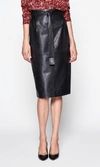 EQUIPMENT ALOUETTA LEATHER SKIRT