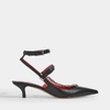 VALENTINO GARAVANI Strappy Sandals 45mm in Black Leather