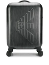 EMPORIO ARMANI EMPORIO ARMANI LOGO DETAIL SUITCASE - 黑色