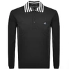 VIVIENNE WESTWOOD LONG SLEEVED POLO T SHIRT BLACK,121858