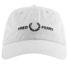 FRED PERRY BRANDED BASEBALL CAP WHITE,121671