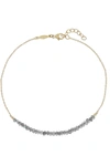 JACQUIE AICHE 14-karat gold labradorite anklet