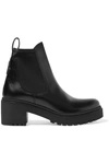 MONCLER VERA LEATHER CHELSEA BOOTS