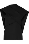 HAIDER ACKERMANN DRAPED WOOL TOP