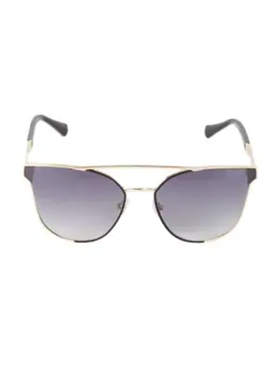 Balmain 62mm Clubmaster Sunglasses In Gold Black