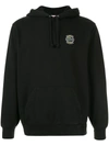 Supreme Lacoste Hooded Sweatshirt In Black