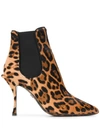 DOLCE & GABBANA LEOPARD PRINT BOOTS