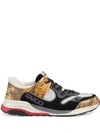 Gucci Men's Ultrapace Mixed-material Sneakers In Yellow
