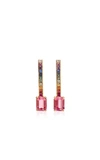 MATEO GOLD, PINK TOURMALINE AND SAPPHIRE EARRINGS,764321