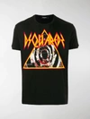 Dsquared2 Pyramid Logo T-shirt In Black