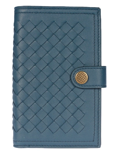 Bottega Veneta Woven Continental Wallet In Bri-d.bri