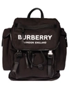 BURBERRY LOGO PRINT BACKPACK,11033554