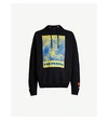 HERON PRESTON HERON-PRINT COTTON-JERSEY HOODY