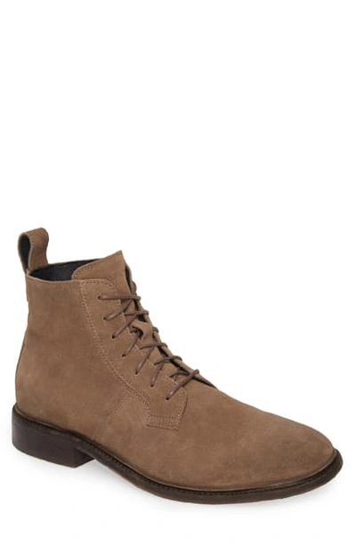 Allsaints Trent Plain Toe Boot In Taupe