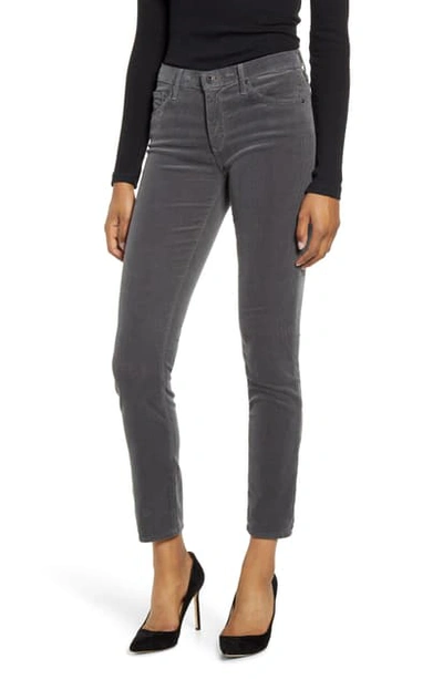 Ag Prima Ankle Skinny Corduroy Pants In Night Shade