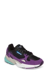Adidas Originals Women's Originals Falcon Casual Shoes, White - Size 8.0 In White/ White/ Active Purple