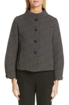 EMPORIO ARMANI HERRINGBONE JACQUARD JACKET,4NG22T4M101099