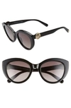 ROBERTO CAVALLI 53MM GRADIENT CAT EYE SUNGLASSES,RC1111W5301B