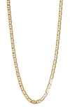 Maria Black Gold-plated Carlo Chain Necklace In Gold